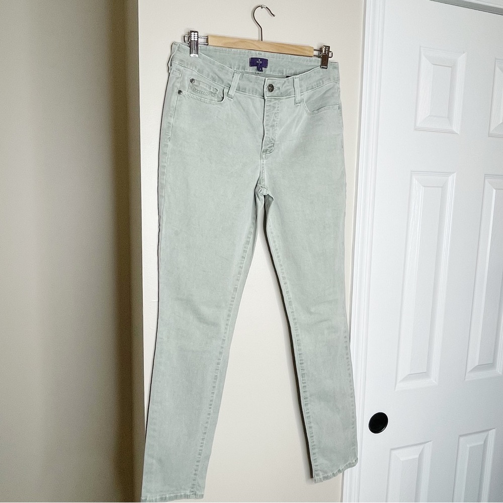 NYDJ Lift Tuck Technology Legging in Light Sage Green - Picture 4 of 8